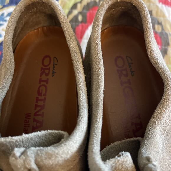 Clarks Originals Wallabee Shoes Brown Leather Loafers Womens Size 6 M 38257 - Picture 4 of 8